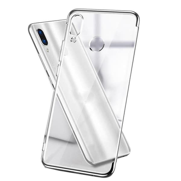 Huawei P Smart 2019 - Skyddande Silikonskal (FLOVEME) Blå Blå