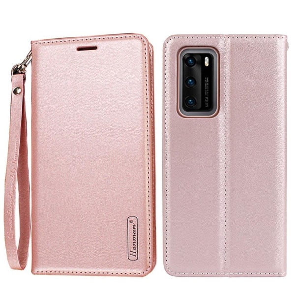 Huawei P40 - (Hanman) Plånboksfodral Svart