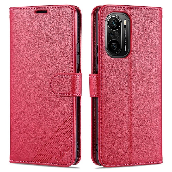 Xiaomi Mi 11i 5G - Yazunshi Plånboksfodral Röd