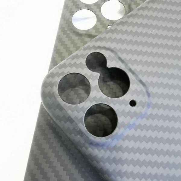 iPhone 11 Pro Max - Skyddsskal Karbon Design Svart