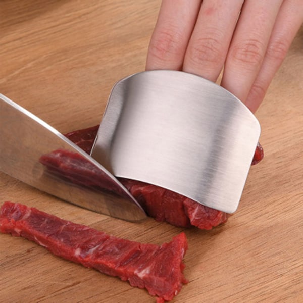Holdbar fingerbeskytter til køkken i rustfrit stål Silver Mellan