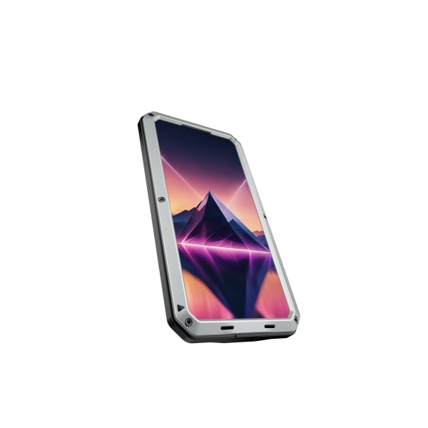 Samsung Galaxy S24 - Stødabsorberende HEAVY DUTY aluminiumsskal Svart