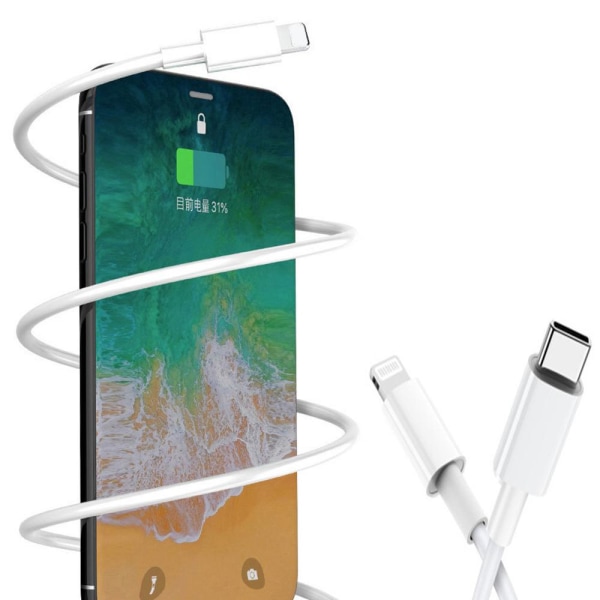 Effektfull Type-C Till Lightning Snabbladdnings kabel