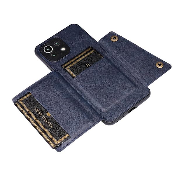 Xiaomi Mi 11 Lite - Etui med kortholder Svart