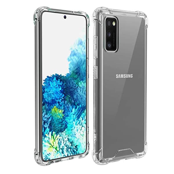 Samsung Galaxy A41 - Silikondeksel FLOVEME Blå/Rosa