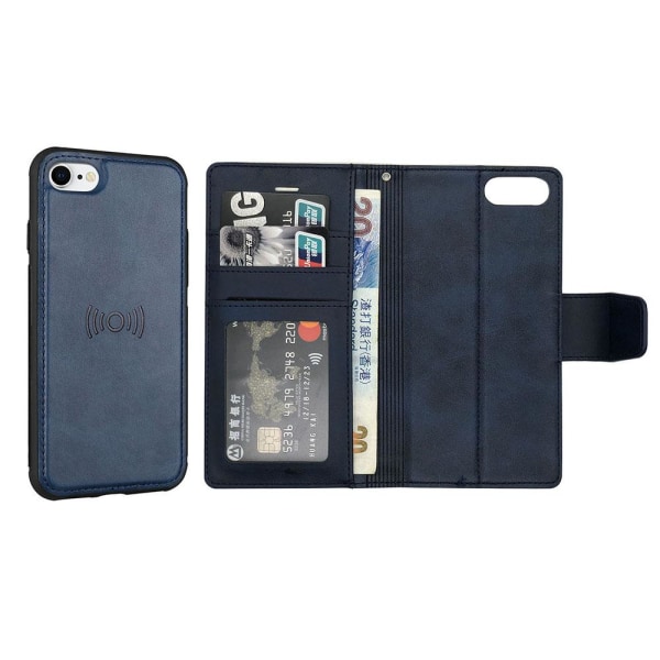 iPhone SE 2020 - lommebokdeksel med to funksjoner Roséguld