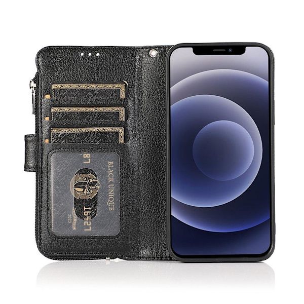 iPhone 12 Mini - Plånboksfodral Brun