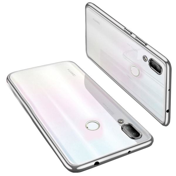 Huawei P Smart 2019 - Skyddande Silikonskal (FLOVEME) Svart