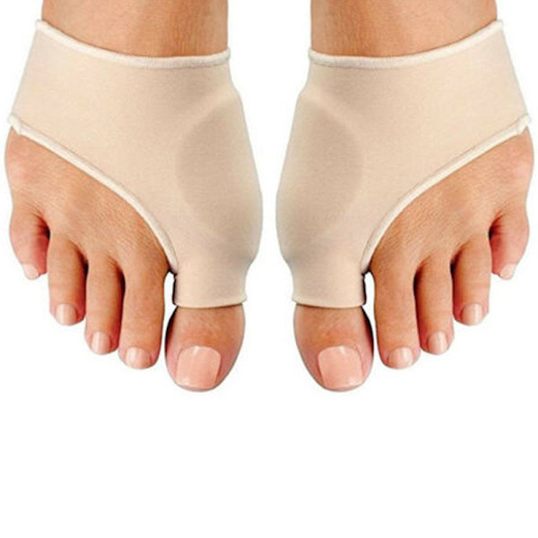Skyddande Hallux Valgus Stortå Skydd Beige L