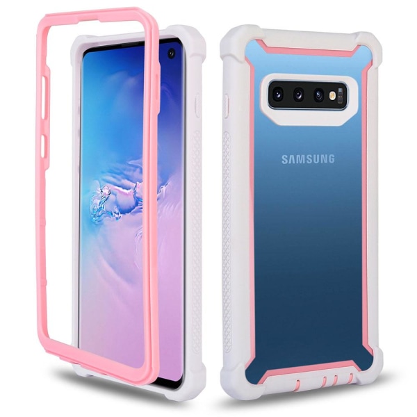 Samsung Galaxy S10 Plus - Skyddande Exklusivt Army Fodral Kamouflage Rosa