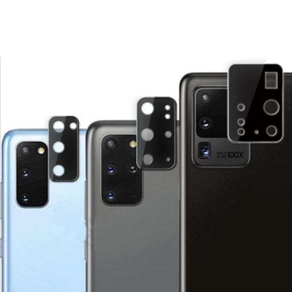 Samsung Galaxy S20 kameralinsebeskytter stel af hærdet glas titaniumlegering Blå