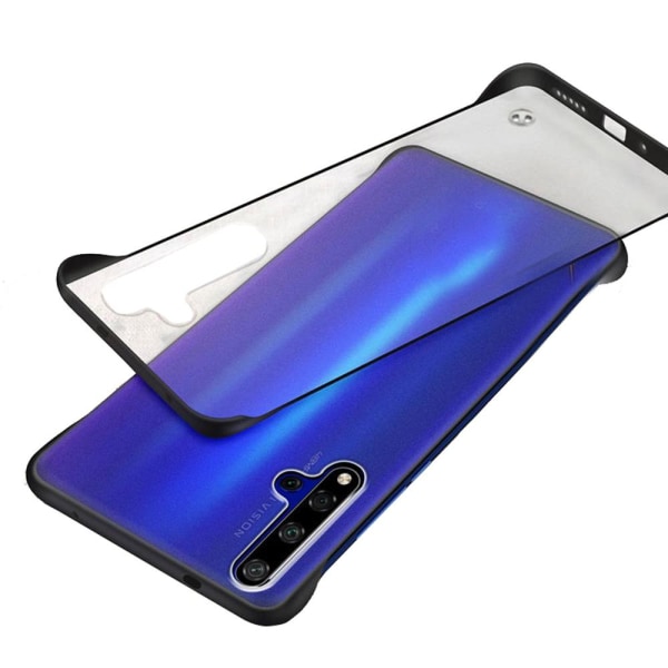 Huawei Nova 5T - Stilfuldt ultratyndt cover Mörkblå
