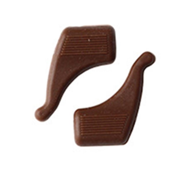 1-Par Anti-Slip Silikon Glasögon Krok Rosaröd