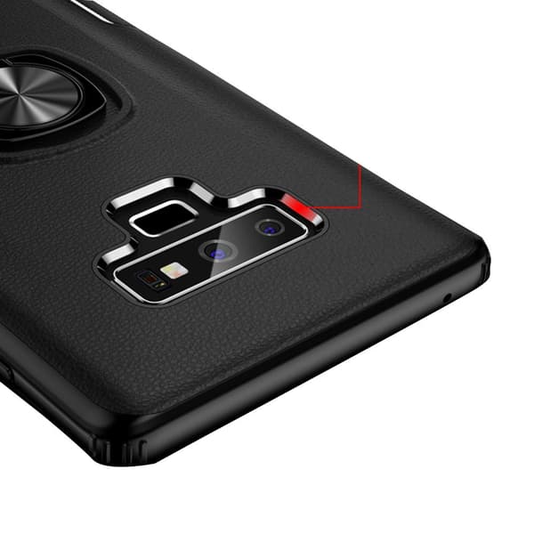 Smart Skal med Ringhållare från LEMAN - Samsung Galaxy Note 9 Guld