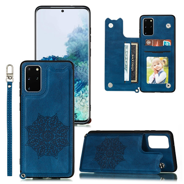 Samsung Galaxy S20 FE - Skal med Korthållare Orange