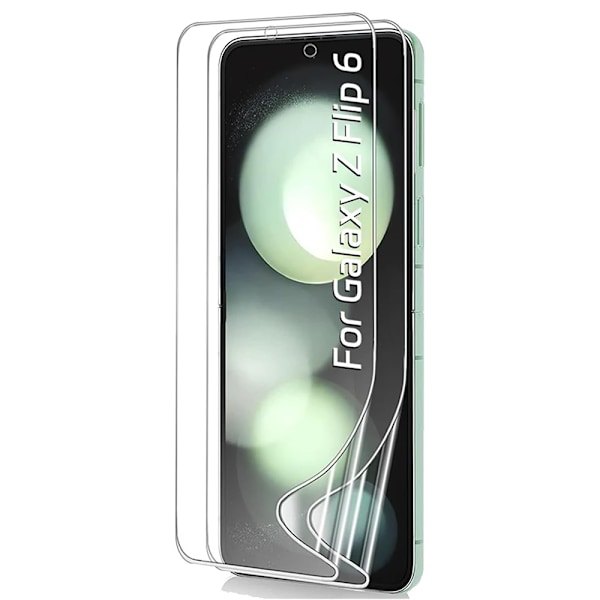 Samsung Galaxy Z Flip 6 Bubblfritt Skydd - Hydrogel Film III 3in1