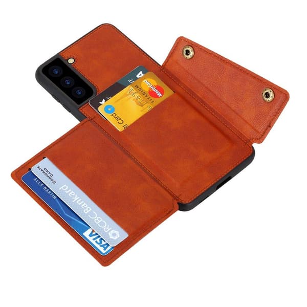 Samsung Galaxy S21 - Etui med kortholder Grå