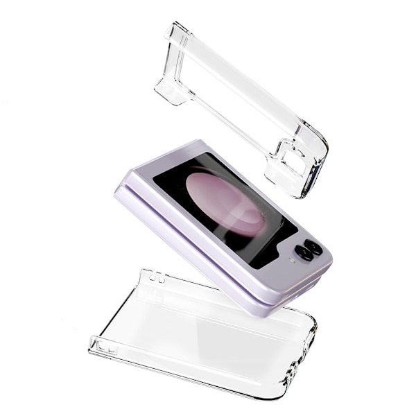 Samsung Galaxy Z Flip 6 - Transparent Slitstark Skyddsskal Transparent