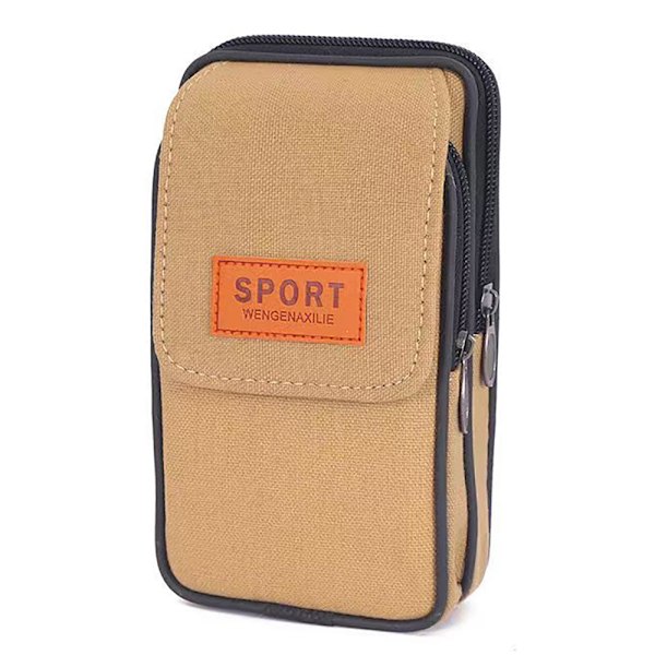 Slitstark Canvas Handväska - Din Perfekta Outdoor Partner! Svart