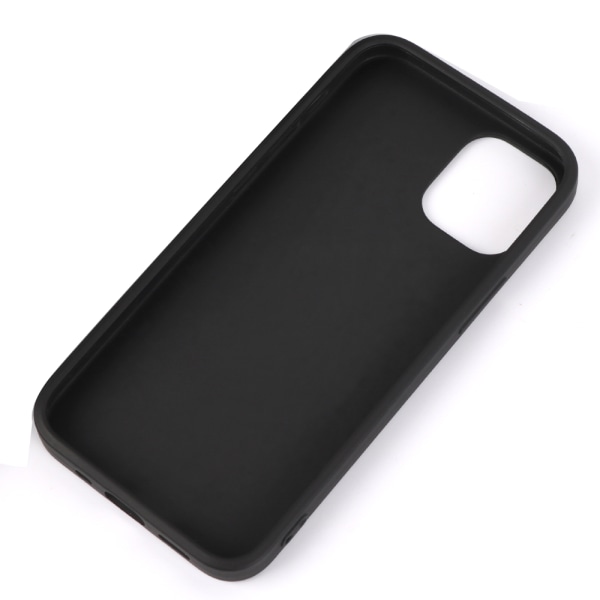 iPhone 12 - Mattbehandlat Skyddsskal & Mjukt Skärmskydd Svart