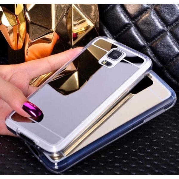 Samsung Galaxy S5 - "Vintage" från LEMAN med spegeldesign Svart