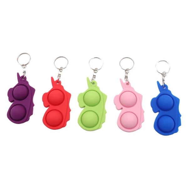 Enhörnings Fidget Toy / Fidget Leksak / Simple Dimple Röd
