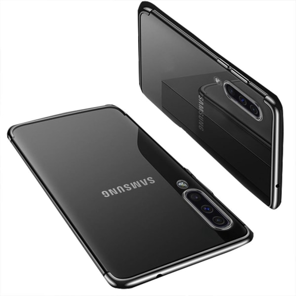 Samsung Galaxy A70 - Stilrent Effektfullt Silikonskal (FLOVEME) Svart