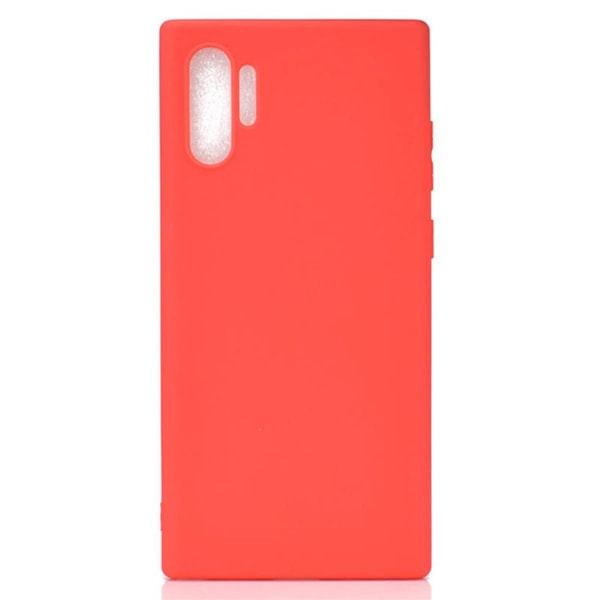 Samsung Galaxy Note10+ - Skyddande Matt Silikonskal Nkobee Svart