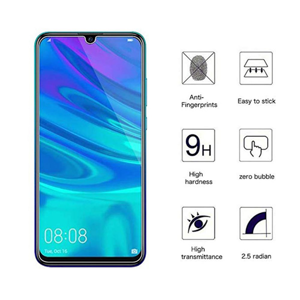 Skärmskydd 10-PACK Standard Screen-Fit HD-Clear Huawei Y6 2019 Transparent/Genomskinlig