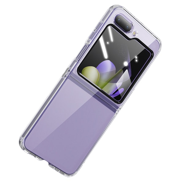 Galaxy Z Flip 5 - Genomskinligt silikonfodral Transparent