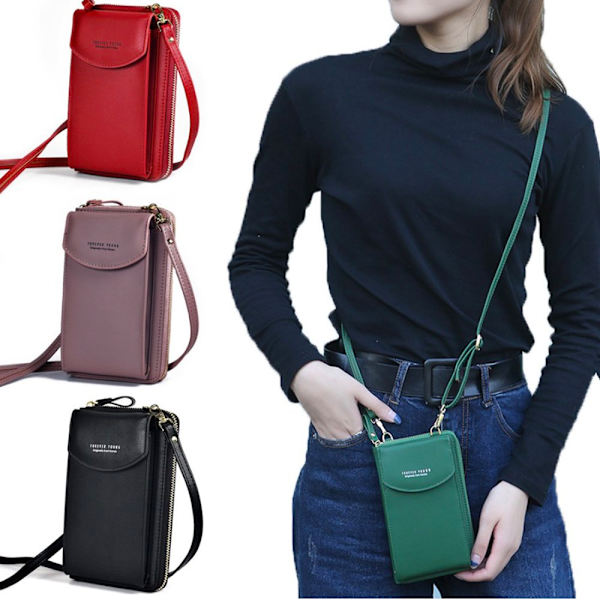 Stils�ker H�g Kvalitet Crossbody Handv�ska Mörkblå