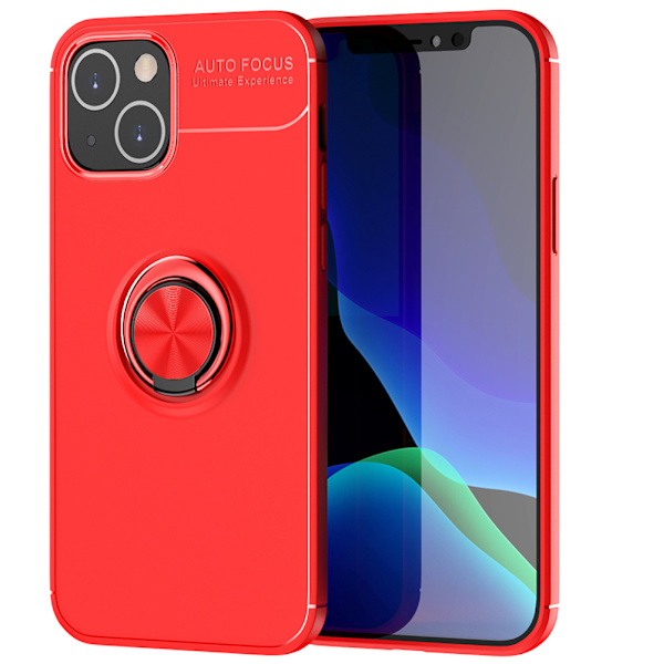 iPhone 13 - Skal med Ringhållare Svart/Roséguld