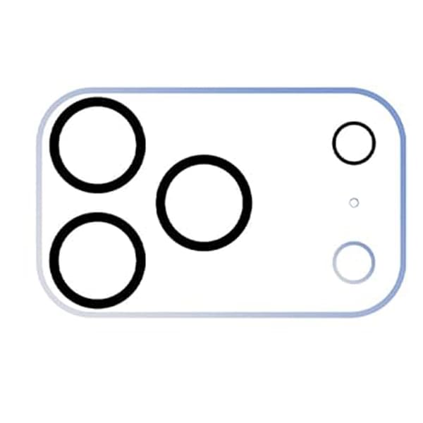 iPhone 17 Pro Max Skyddslins 3-pack  Transparent & Smidigt