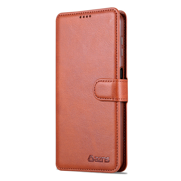 Luxury Leather Wallet case for Samsung galaxy A14 5G Svart