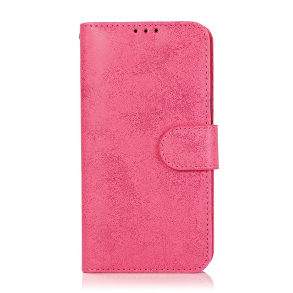 iPhone 15 Plus - Plånboksfodral i PU-läder med 3-kortfack Brun