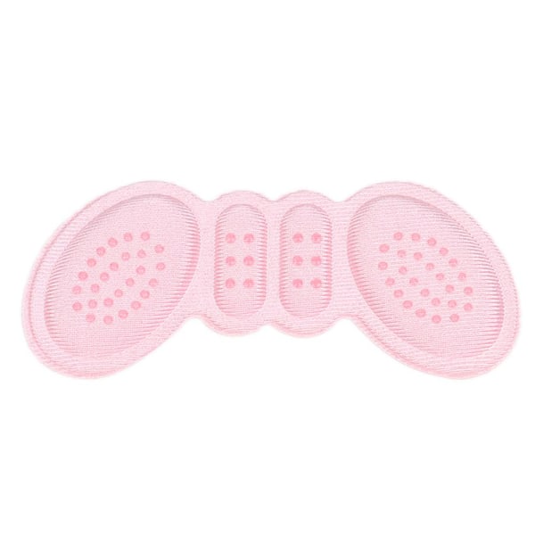 Bløde glatte hælindlæg Rosa 3mm