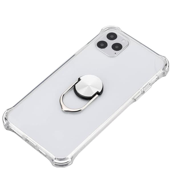 iPhone 11 Pro - Praktiskt Skyddsskal med Ringhållare Blue Blå