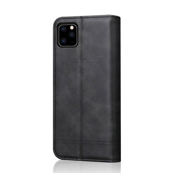 iPhone 11 Pro - Stilig praktisk lommebokveske LEMAN DarkBrown Mörkbrun