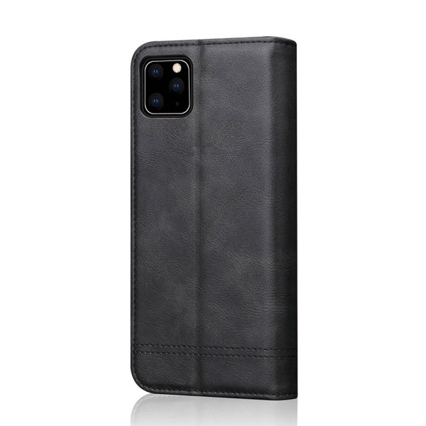 iPhone 11 Pro - Tyylikäs käytännöllinen lompakkokotelo LEMAN DarkBrown Mörkbrun