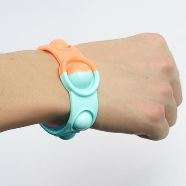 Fidget Toy Armband Pop It Simple Dimple Rosa