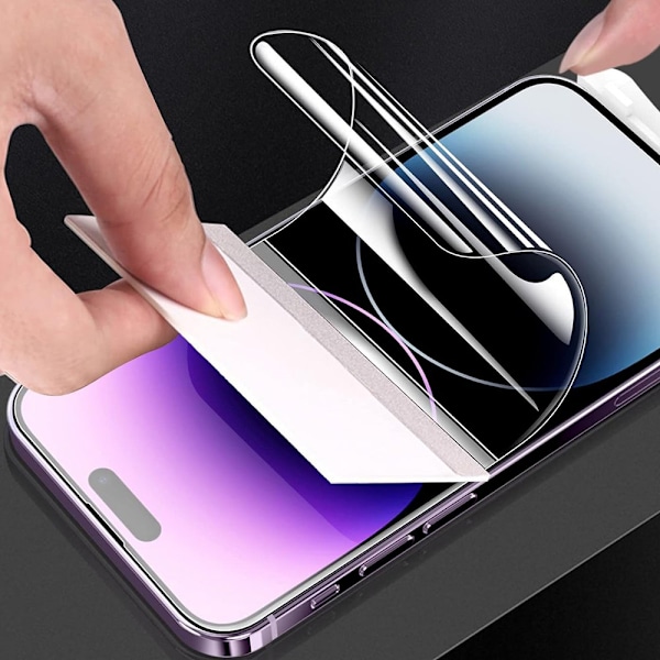 iPhone 16 Plus Hydrogel Skärmskydd - Skydd med Stilren Funktionalitet