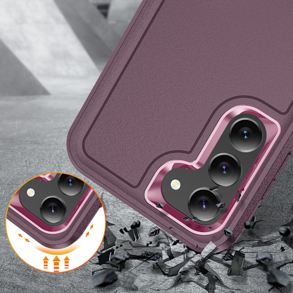 Galaxy S24 Armor Duty Kickstand Skal - Skydd och Funktion i Ett Svart