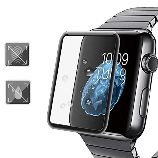 3D Full Glue -näytönsuoja iWatch 4/5 40mm ja 44mm Svart 40mm