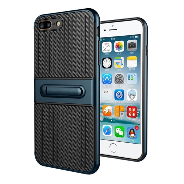 iPhone 8 Plus - Skyddsskal med Kickstand från LEMAN Rosa