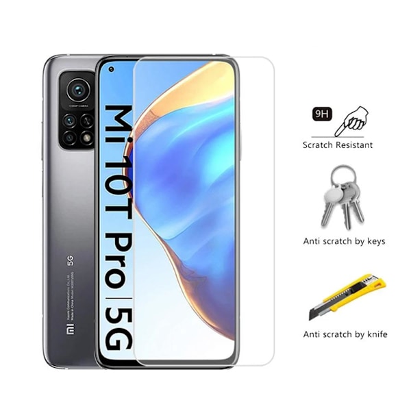Standard Skärmskydd 0,3mm Mi 10T Pro Transparent/Genomskinlig