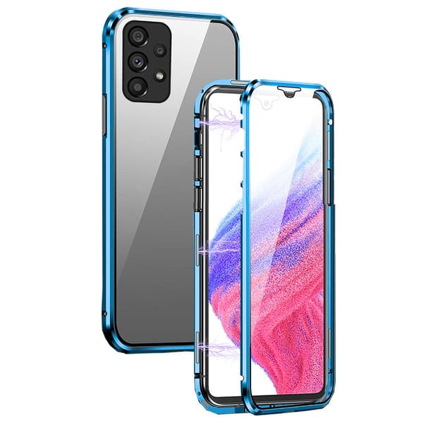 Samsung Galaxy A53 5G - Magnetisk Dobbeltsidig Skal Silver