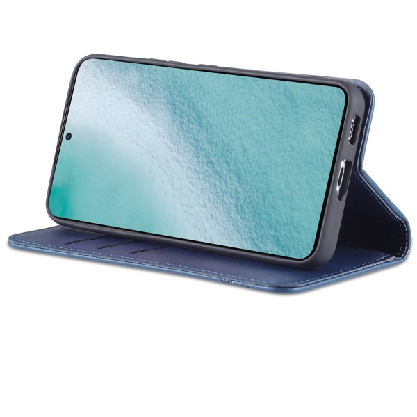 Samsung Galaxy S22 - Yazunshi Plånboksfodral Blå