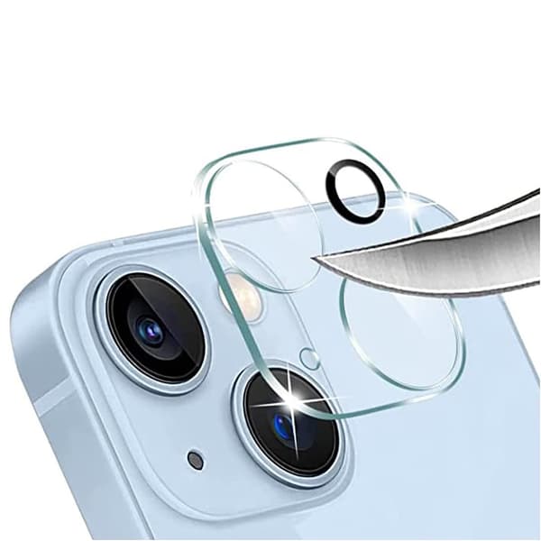 iPhone 15 Kameralinsskydd Standard HD 0,3mm Transparent