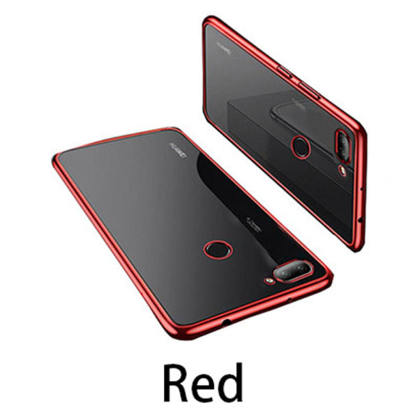 Huawei P Smart 2018 - Stødabsorberende Silikone Cover FLOVEME Röd