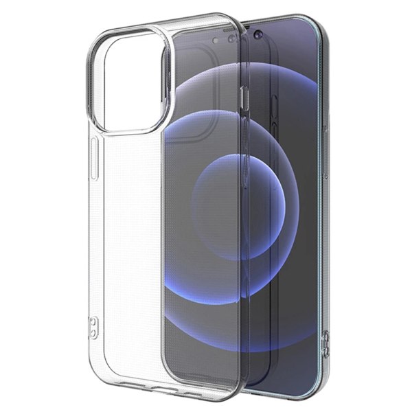 iPhone 14 - Tunt Skyddande Silikonskal LEMAN Genomskinlig